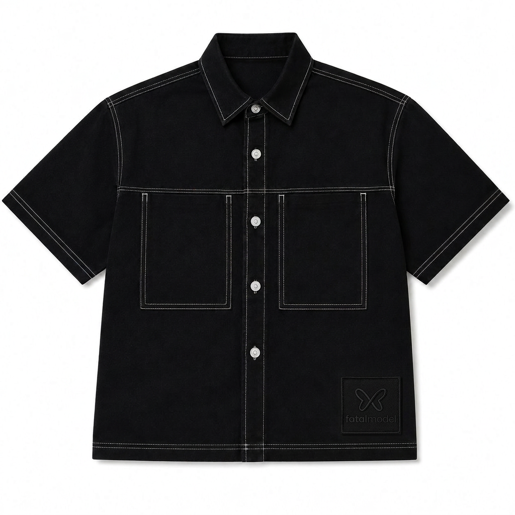 Camisa Masculina Sarja — imagem 2 de 2