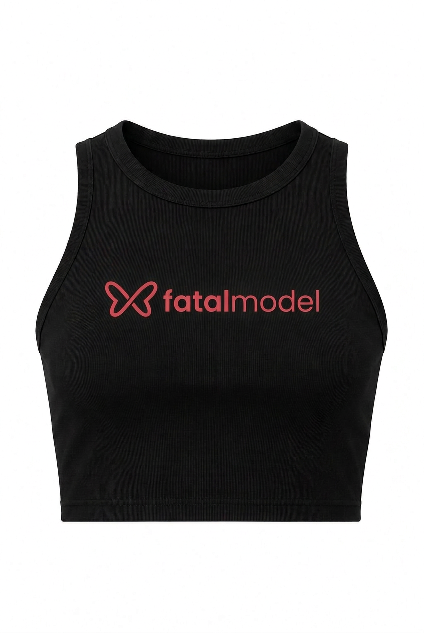 Regata Cropped com Bordado — imagem 2 de 2